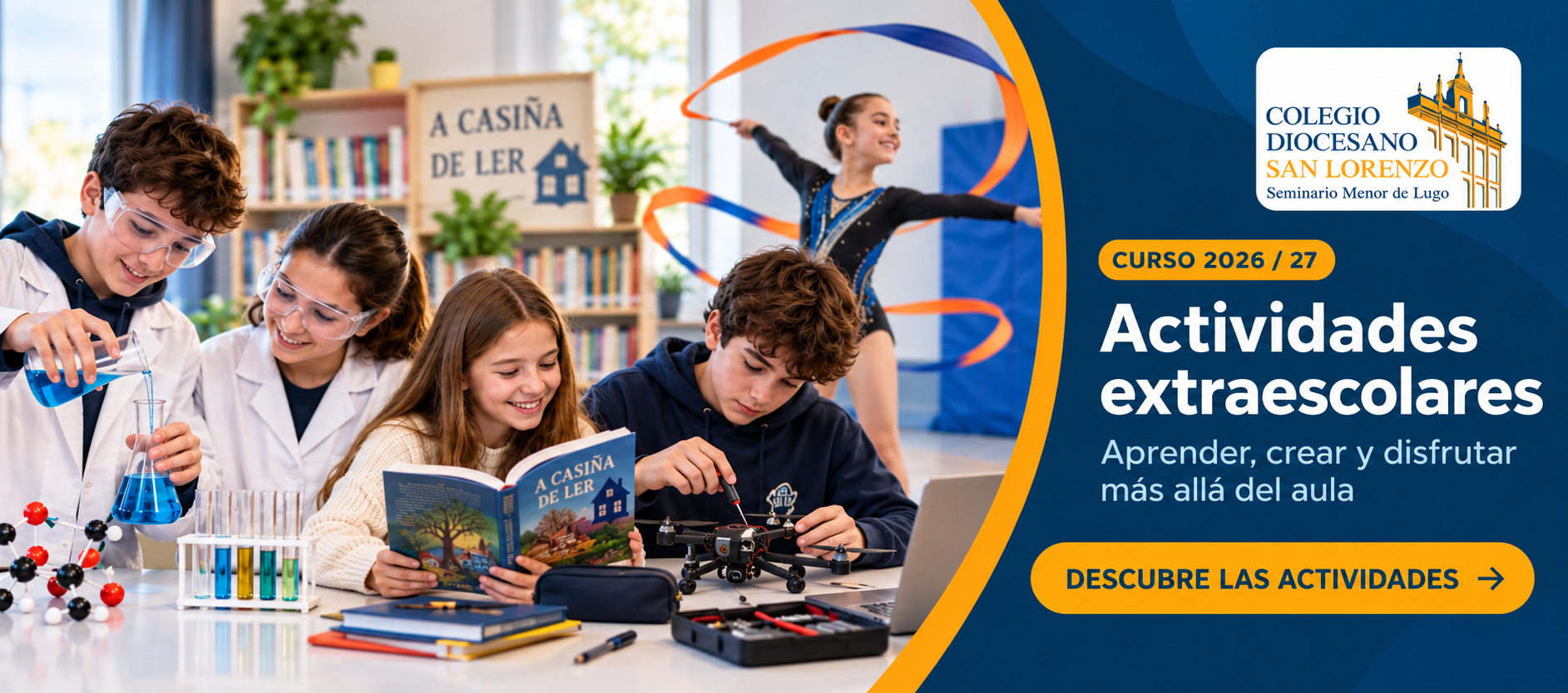 Actividades extraescolares del Colegio Diocesano San Lorenzo para el curso 2026/27