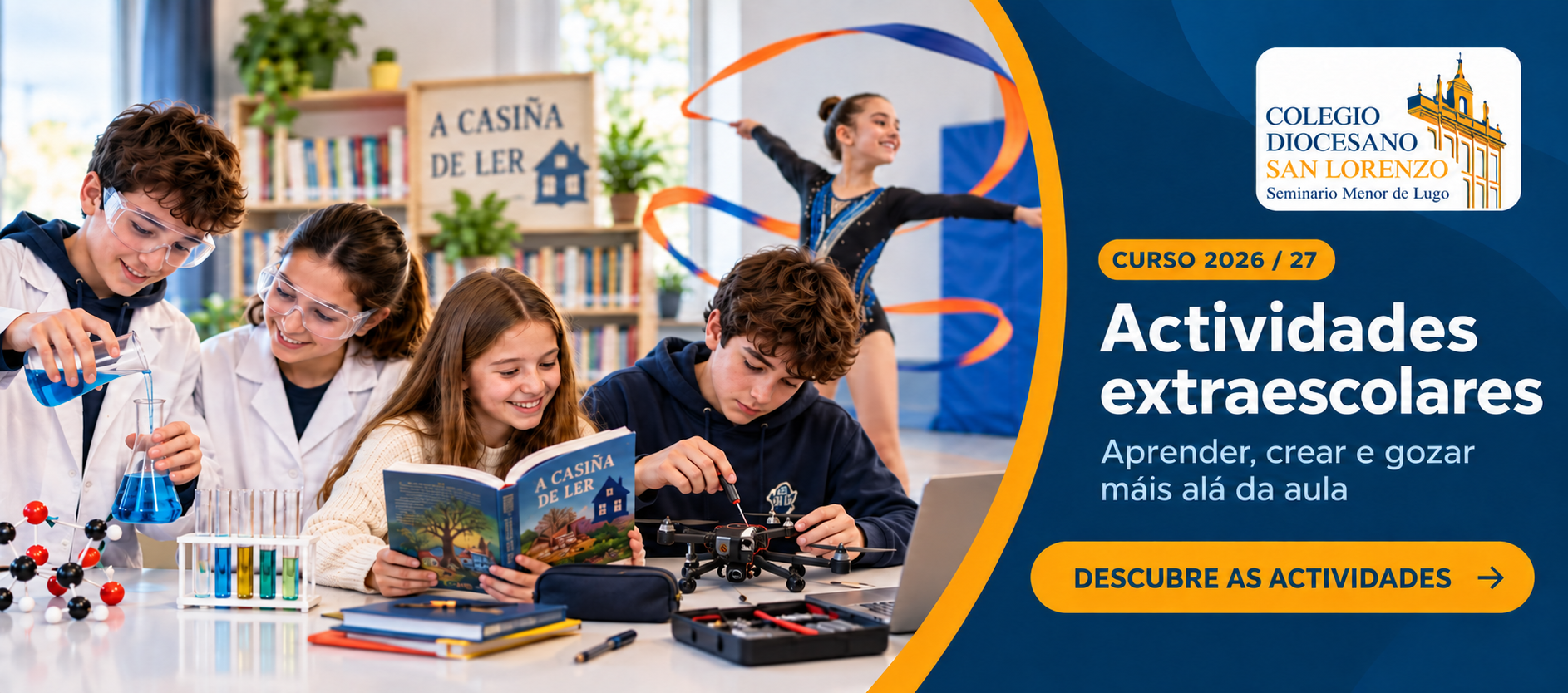 Actividades extraescolares del Colegio Diocesano San Lorenzo para el curso 2026/27